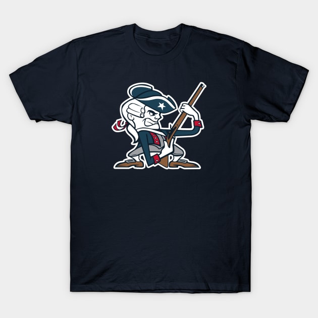 Fighting New England Patriots Notre Dame Mashup Design T-Shirt by stayfrostybro